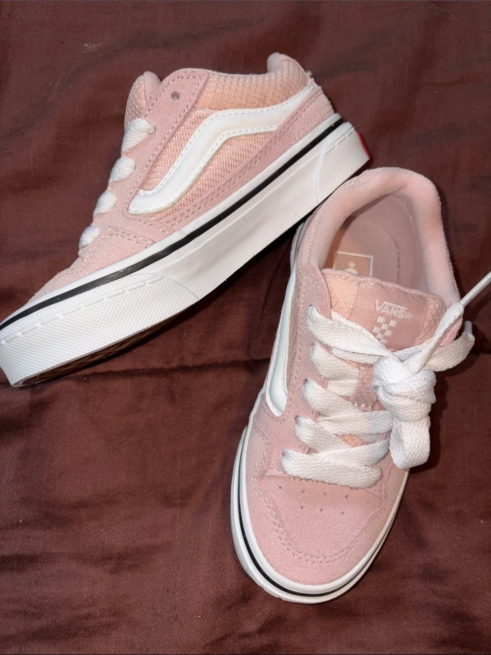 Vans light pink
